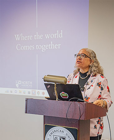 Mr. Shroff speaking at the AIC 2025